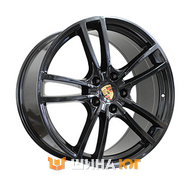 Replica Porsche (PR1378) 9.5x21 5x130 ET50 DIA71.6 Black