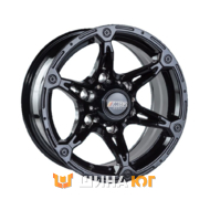JH 5821 7x15 6x139.7 ET0 DIA106.1 Black