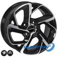 Zorat Wheels BK5714 6.5x15 4x108 ET25 DIA65.1 BP