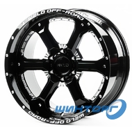 Off Road Wheels OW1 10x20 6x135 ET-12 DIA87.1 GBW/MS