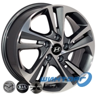 Zorat Wheels BK5210 6.5x16 5x114.3 ET50 DIA67.1 GP
