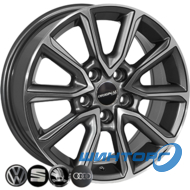 Zorat Wheels BK5344 6.5x16 5x112 ET40 DIA57.1 GP