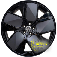 Volkswagen OEM 760601025AM 9.5x21 5x112 ET31 DIA66.6 Black