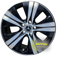 Mercedes OEM A2044017100 7x17 5x112 ET44.5 DIA66.6 Black