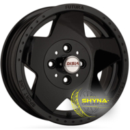 Disla Futura 5.5x13 4x98 ET5 DIA58.6 Black
