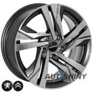 Zorat Wheels BK5543 7x16 5x108 ET45 DIA65.1 GP