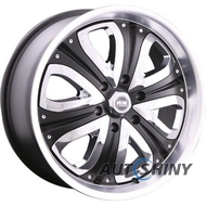 Racing Wheels H-383 8.5x20 6x139.7 ET15 DIA110.5 DB CW /P