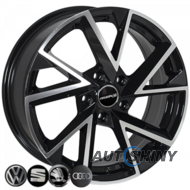 Zorat Wheels BK5804 7x17 5x112 ET45 DIA57.1 BP