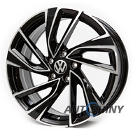 Replica Volkswagen R611 8x18 5x112 ET45 DIA0 BMF