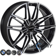 Zorat Wheels BK5938 8x19 5x112 ET30 DIA66.6 BP