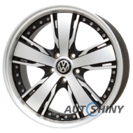 Replica Volkswagen V21 8.5x18 5x112 ET35 DIA73.1 MBMF