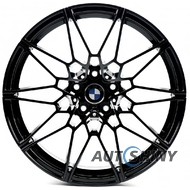 Replica B002 8x18 5x112 ET30 DIA66.6 Black