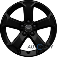 Audi OEM 81A071497AAX1 7x17 5x112 ET45 DIA57.1 Black