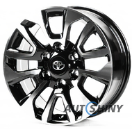 Replica TY887 7.5x17 6x139.7 ET25 DIA106.1 BMF