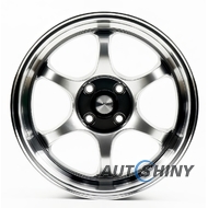 CAST WHEELS CW6088 7x16 4x100 ET35 DIA73.1 HPBL