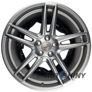 Porsche OEM 95B601025CF 9x20 5x112 ET26 DIA66.5 Gray