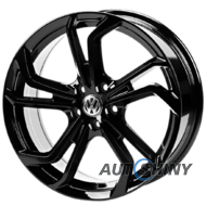 Replica VW698 8x18 5x112 ET45 DIA57.1 Black