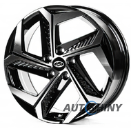 Replica HND3345 7.5x19 5x114.3 ET51 DIA67.1 BMF