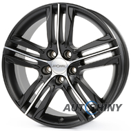 Ronal R57 7.5x18 5x100 ET45 DIA68.1 Black