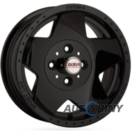 Disla Futura 5.5x13 4x98 ET5 DIA58.6 Black