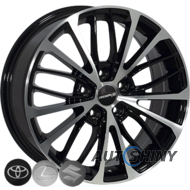 Zorat Wheels BK5343 7x17 5x114.3 ET40 DIA60.1 BP