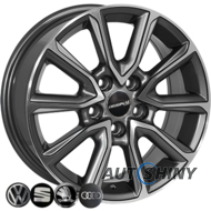 Zorat Wheels BK5344 6.5x16 5x112 ET40 DIA57.1 GP