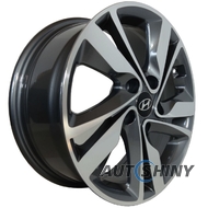 Replica Hyundai HY141 7x17 5x114.3 ET52 DIA67.1 GMF