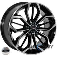 Zorat Wheels BK5433 7.5x17 5x108 ET50 DIA63.4 BP