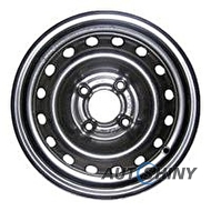 Skov Chevrolet Aveo 6x15 4x100 ET48 DIA56.6 Black