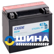 Exide ETX20HL-BS 18Ah 270A 12V R AGM (87x155x175)