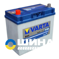 VARTA (B34) BLUE dynamic 45Ah 330A 12V L азия (129x227x238)