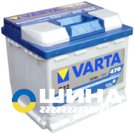 VARTA (C22) BLUE dynamic 52Ah 470A 12V R (175x190x207)