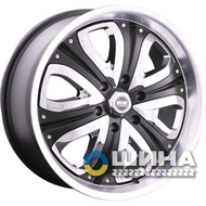 Racing Wheels H-383 8.5x20 6x139.7 ET15 DIA110.5 DB CW /P