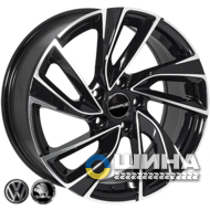 Zorat Wheels BK5772 7.5x17 5x114.3 ET35 DIA67.1 BP