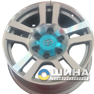 Replica TY268 7.5x17 6x139.7 ET25 DIA106.1 SMF