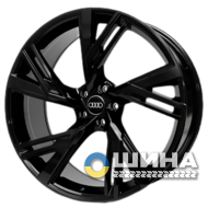 Replica Audi 6105 9x20 5x112 ET25 DIA66.6 Black