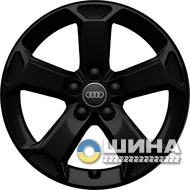 Audi OEM 81A071497AAX1 7x17 5x112 ET45 DIA57.1 Black