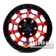 Off Road Wheels OW127 8.5x16 6x139.7 ET0 DIA110 BL_RD