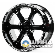 Off Road Wheels OW1 10x20 6x135 ET-12 DIA87.1 GBW/MS