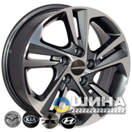 Zorat Wheels BK5210 6.5x16 5x114.3 ET45 DIA67.1 HB