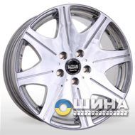 Lawu YL-819 7.5x17 5x114.3 ET37 DIA67.1 Chrom