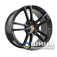 Replica Porsche (PR1378) 9.5x21 5x130 ET50 DIA71.6 Black