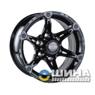 JH 5821 7x15 6x139.7 ET0 DIA106.1 Black