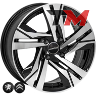 Zorat Wheels BK5543 7x16 4x108 ET25 DIA65.1 BP