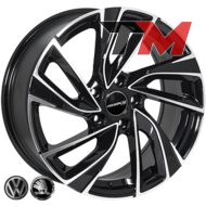 Zorat Wheels BK5772 7.5x17 5x114.3 ET35 DIA67.1 BP