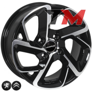 Zorat Wheels BK5714 6.5x15 4x108 ET25 DIA65.1 BP
