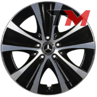 Mercedes OEM A2134013700 8x18 5x112 ET43 DIA66.6 BKF