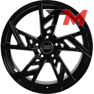 Replica 3207F 9x21 5x112 ET30 DIA66.45 Black