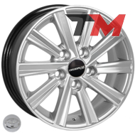 Zorat Wheels BK519 6.5x15 5x114.3 ET39 DIA60.1 HS