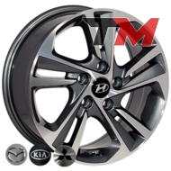 Zorat Wheels BK5210 6.5x16 5x114.3 ET50 DIA67.1 GP